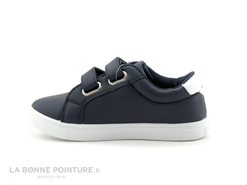 Happy Bee B147150 Bleu Marine - Blanc - Basket 2 Velcros Enfant 4 Happy Bee B147150 Bleu Marine - Blanc - Basket 2 Velcros Enfant – Image 2