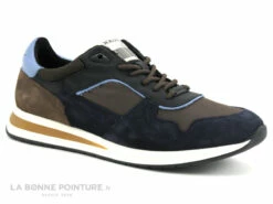 Jooze J5530 X143 - Marine - Marron - Bleu Ciel - Sneakers Homme