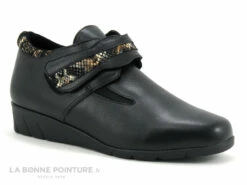 Pedi Girl BILIAN Noir V Feu - Chaussure Montante Femme Avec Scratch