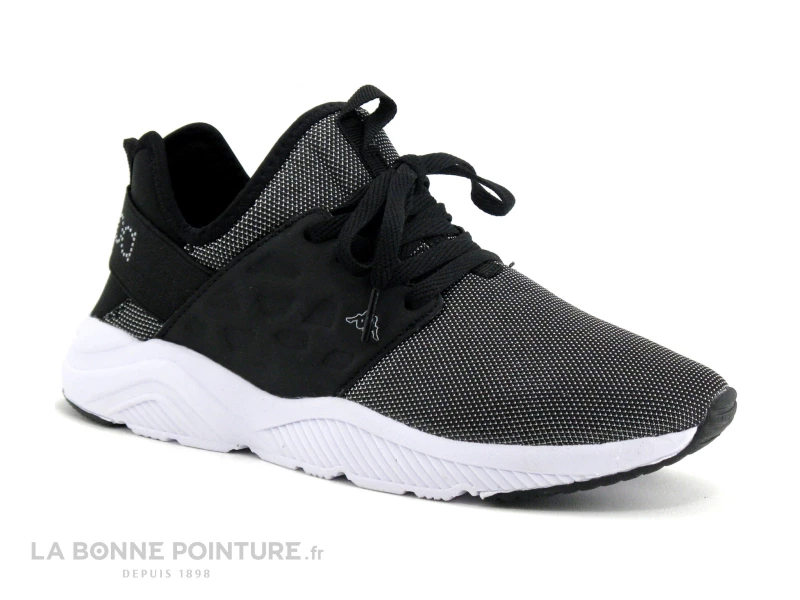 Kappa San Antonio Noir Gris 304NFQ0 - Chaussure Sport Femme 3 Kappa San Antonio Noir Gris 304NFQ0 - Chaussure Sport Femme