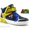 Geox SUPER-MARIO J169YD Grayjay Boy - Royal Yellow - Basket Montante Led