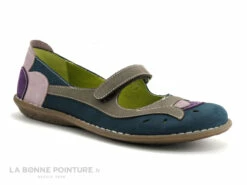 Jungla 4096 Bleu Rose Violet - Ballerine Velcro -LA BONNE POINTURE Soldes cd24607c73b9e66c561f35ea11d5d5ef img 1323.jpg 130306
