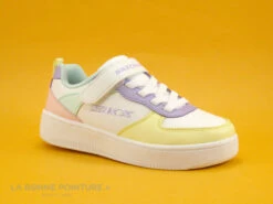 Skechers Street Girls - 310156L Sport Court - Basket Fille Blanc - Multi