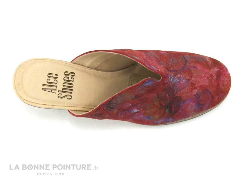 Alce Shoes 9841 Amatista Rojo - Sabot Femme Talon 8 Alce Shoes 9841 Amatista Rojo - Sabot Femme Talon – Image 6
