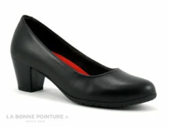 Carla Tortosa 75275 Noir - Escarpin Souple - Talon Moyen