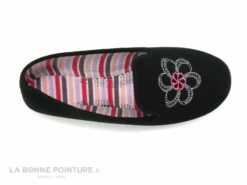 RYB 7009000 D318 Noir - Interieur Rayures Roses - Chausson Femme -LA BONNE POINTURE Soldes cd24607c73b9e66c561f35ea11d5d5ef img 1456.jpg 144353