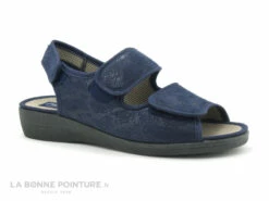 Neles ROPICA Marine - Pantoufle Femme Ouverture Totale