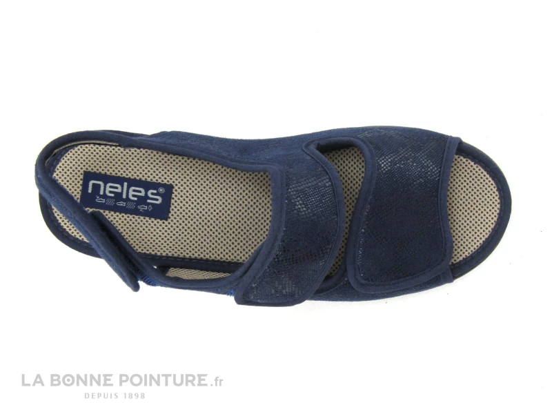 Neles ROPICA Marine - Pantoufle Femme Ouverture Totale 6 Neles ROPICA Marine - Pantoufle Femme Ouverture Totale – Image 4