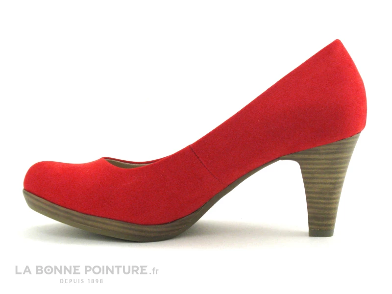 Marco Tozzi - 2-22411-34 Red - Escarpin Rouge Talon Haut 5 Marco Tozzi - 2-22411-34 Red - Escarpin Rouge Talon Haut – Image 3