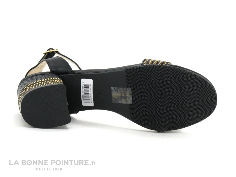 The Divine Factory QL3905 Noir - Paille - Talon Carre - Sandale 8 The Divine Factory QL3905 Noir - Paille - Talon Carre - Sandale – Image 6
