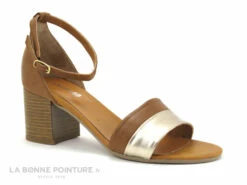 Shoelab LYLIROSE Platine - Marron Camel - Sandale Talon Epais -LA BONNE POINTURE Soldes cd24607c73b9e66c561f35ea11d5d5ef img 1575.jpg 148533