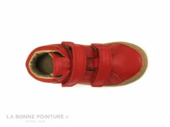 Telyoh Y00732-2911 Red - Bottillon Cuir Rouge - 2 Velcros -LA BONNE POINTURE Soldes cd24607c73b9e66c561f35ea11d5d5ef img 1605.jpg 161940