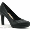 Tamaris 1-22426-29 Black Matt - Escarpin Noir Talon Haut Et Plateforme