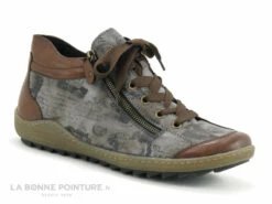 Remonte R1487-24 - Marron - Noir - Chaussure Montante Femme -LA BONNE POINTURE Soldes cd24607c73b9e66c561f35ea11d5d5ef img 1626.jpg 173619