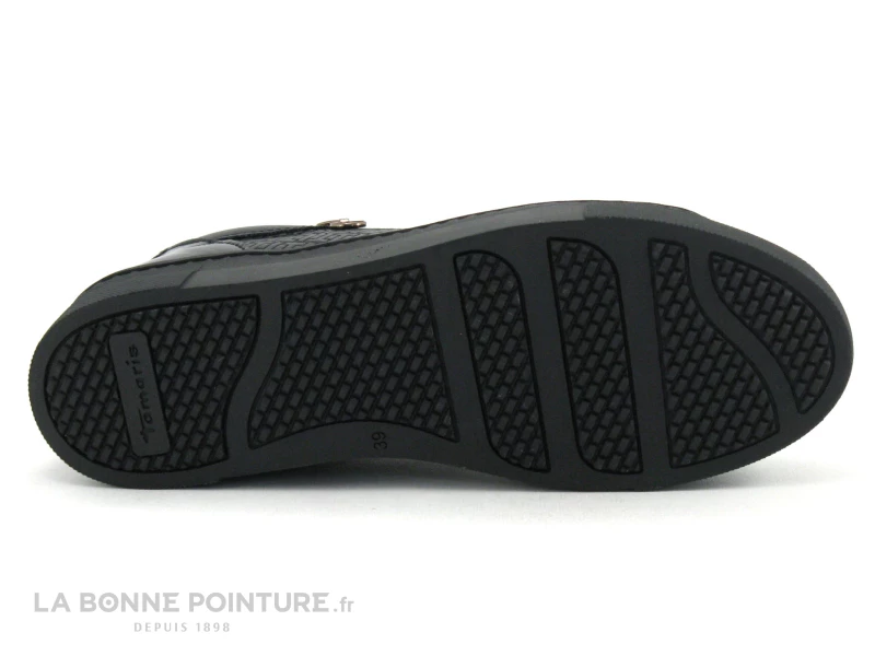 Tamaris 1-23313-29 Black Cooper - Basket Basse Noire Femme 8 Tamaris 1-23313-29 Black Cooper - Basket Basse Noire Femme – Image 6