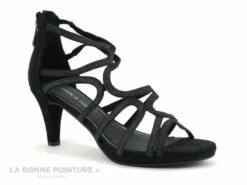 Marco Tozzi 2-28373-34 - Black Comb - Sandale Talon Noir Brillant -LA BONNE POINTURE Soldes cd24607c73b9e66c561f35ea11d5d5ef img 1710.jpg 148768
