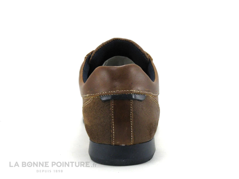 Morans SABAR Cognac - Basket Ville Homme Marron - Lacet Bleu 6 Morans SABAR Cognac - Basket Ville Homme Marron - Lacet Bleu – Image 4