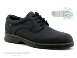 Callaghan 45000 - Cuir Noir Mat - Chaussure Derbi Homme