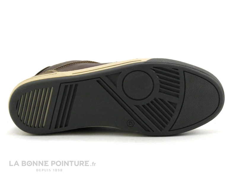 Morans SAPHOR Taupe - Basket Basse Homme Cuir Marron Clair 9 Morans SAPHOR Taupe - Basket Basse Homme Cuir Marron Clair – Image 7