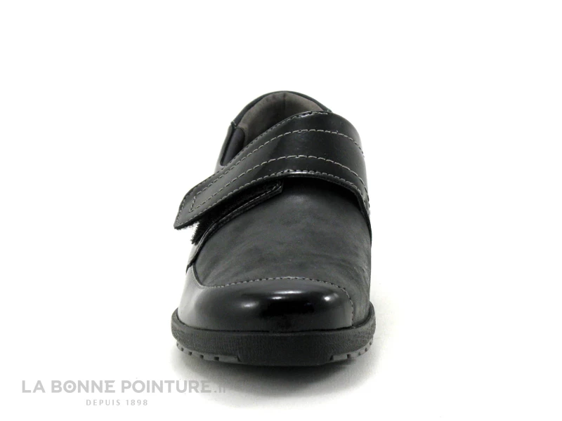 Suave LONDON 8010T - Noir - Noir Verni - Chaussure Femme Avec Velcro 4 Suave LONDON 8010T - Noir - Noir Verni - Chaussure Femme Avec Velcro – Image 2