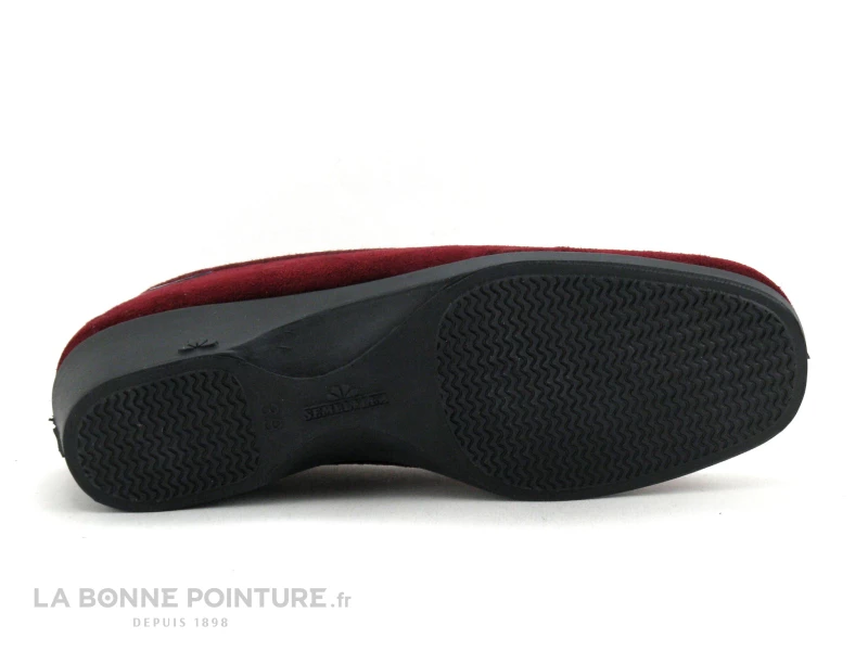 Semelflex JANET Bordeaux - Chausson Femme A Petit Talon 7 Semelflex JANET Bordeaux - Chausson Femme A Petit Talon – Image 5