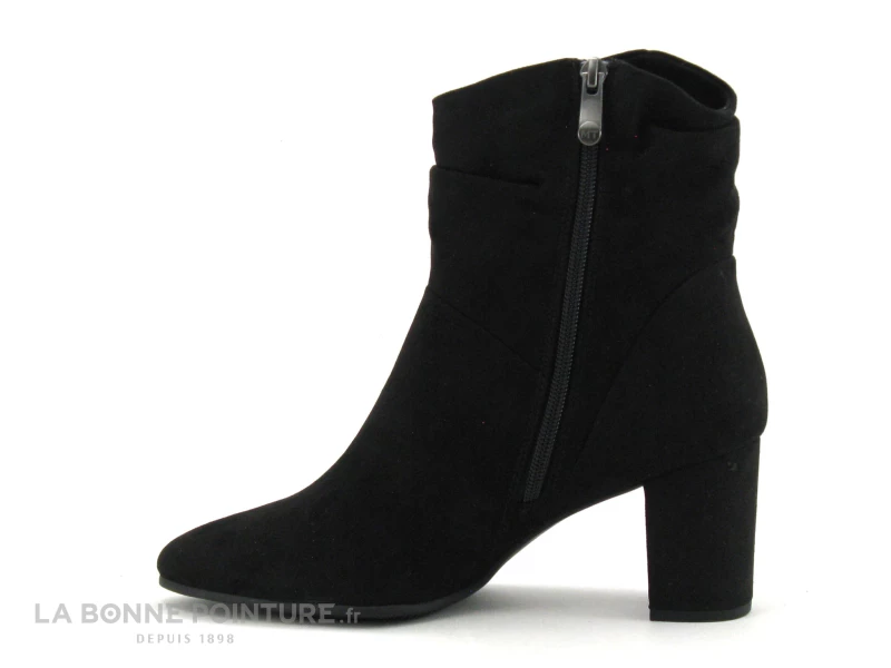 Marco Tozzi 2-25307-29 Black - Bottine Noire Talon Haut 5 Marco Tozzi 2-25307-29 Black - Bottine Noire Talon Haut – Image 3