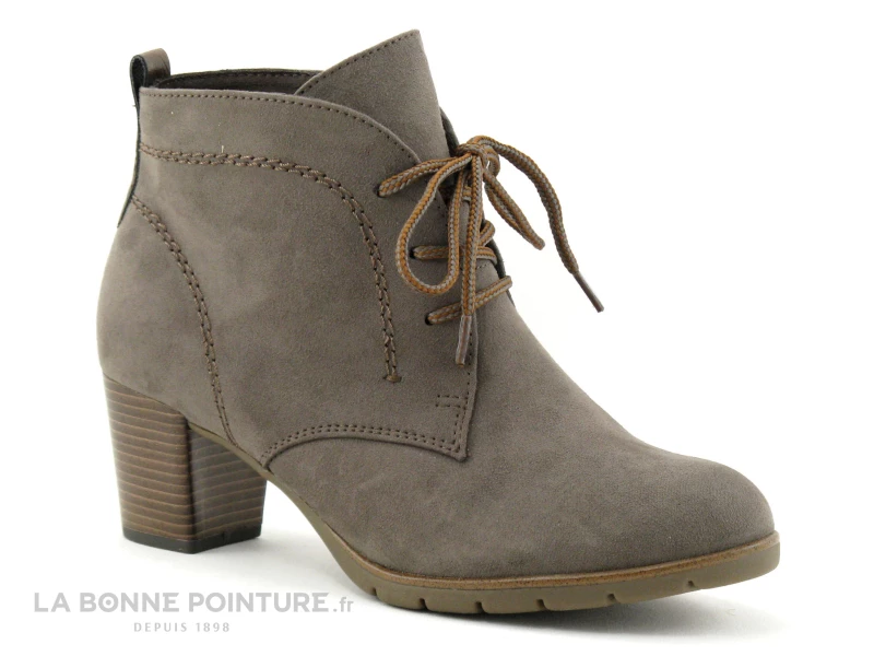 Marco Tozzi 2-25107-27 Pepper Comb - Boots Talon Haut Marron Taupe 3 Marco Tozzi 2-25107-27 Pepper Comb - Boots Talon Haut Marron Taupe