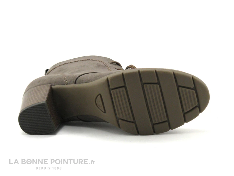 Marco Tozzi 2-25107-27 Pepper Comb - Boots Talon Haut Marron Taupe 9 Marco Tozzi 2-25107-27 Pepper Comb - Boots Talon Haut Marron Taupe – Image 7