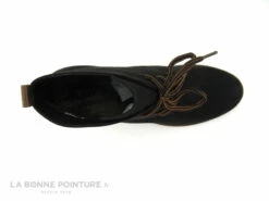 Marco Tozzi 2-25107-27 Black - Bottine Noire Talon - Lacet Marron -LA BONNE POINTURE Soldes cd24607c73b9e66c561f35ea11d5d5ef img 1943.jpg 162303