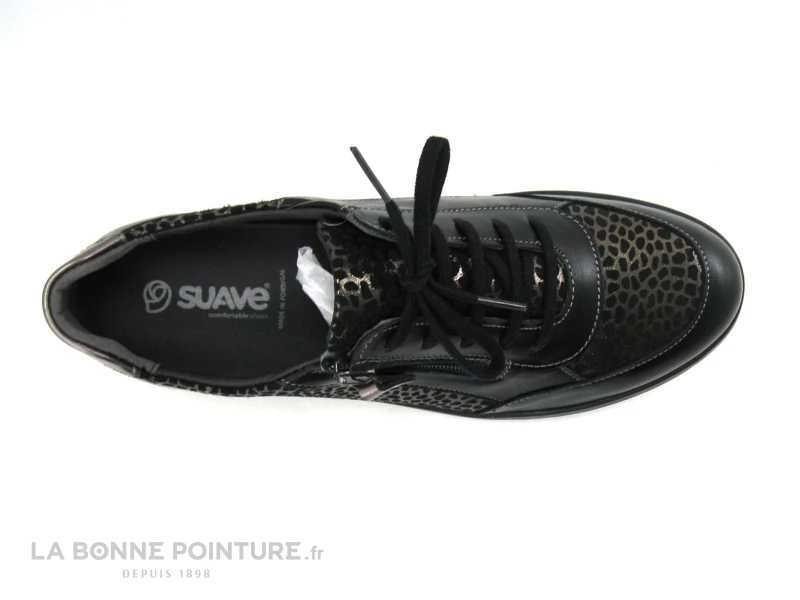 Suave Oxford 6627 TS - Derby Cuir - Black Multi - Chaussure Confort Femme 8 Suave Oxford 6627 TS - Derby Cuir - Black Multi - Chaussure Confort Femme – Image 6