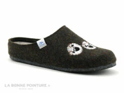 Fly Flot FERPART Marron Multicolore - Beliers - Pantoufle Mule F