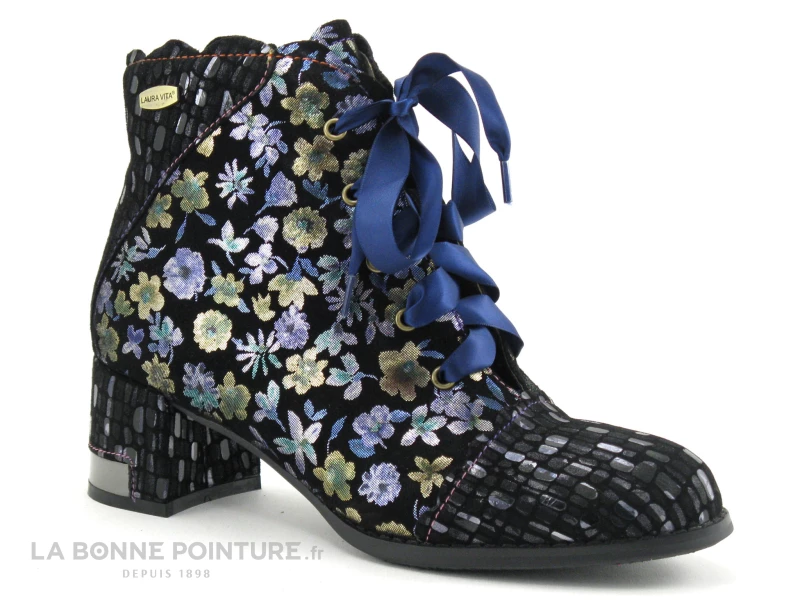 Laura Vita GYCROO 11 Acier - Boots Femme Petit Talon 7 Laura Vita GYCROO 11 Acier - Boots Femme Petit Talon – Image 5