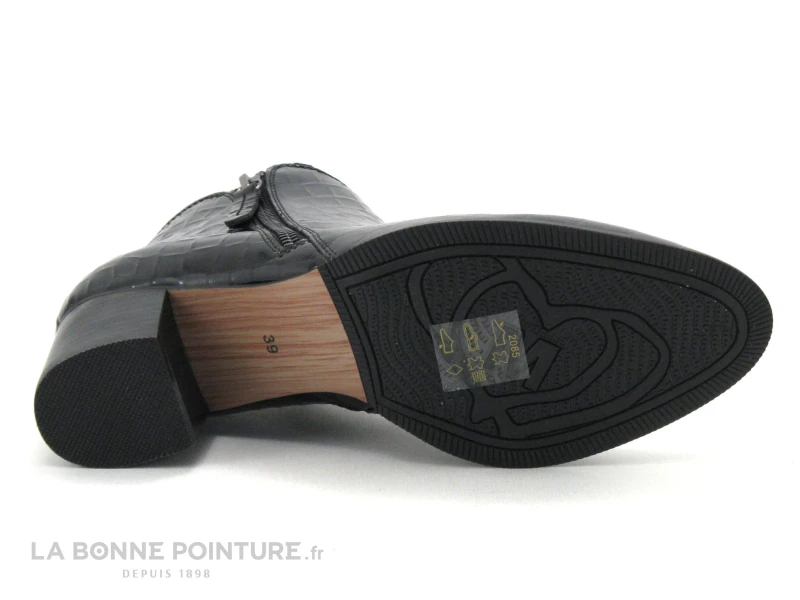 MamZelle TILIA Croco Verni Noir - Boots Mode Femme 9 MamZelle TILIA Croco Verni Noir - Boots Mode Femme – Image 7