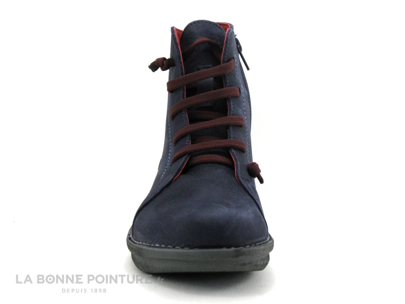 Jungla 7564 Deep Blu - Boots Femme Bleu Marine - Elastique Violet 4 Jungla 7564 Deep Blu - Boots Femme Bleu Marine - Elastique Violet – Image 2