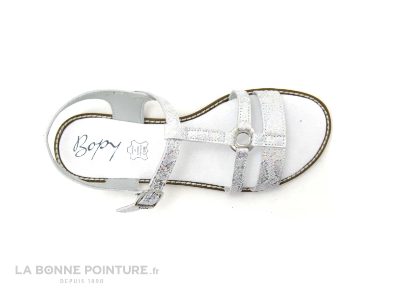 Bopy ELISE - Argent - Nu-pieds Fille 8 Bopy ELISE - Argent - Nu-pieds Fille – Image 6