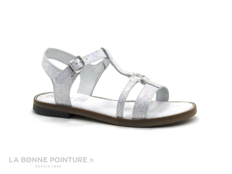 Bopy ELISE - Argent - Nu-pieds Fille 7 Bopy ELISE - Argent - Nu-pieds Fille – Image 5