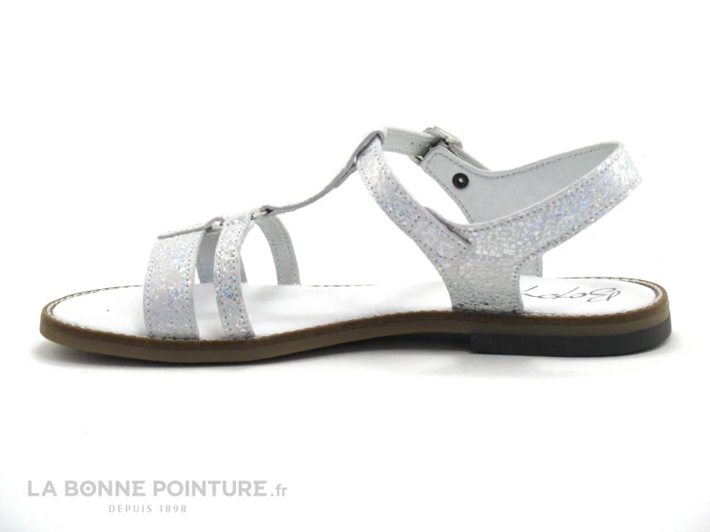 Bopy ELISE - Argent - Nu-pieds Fille 5 Bopy ELISE - Argent - Nu-pieds Fille – Image 3