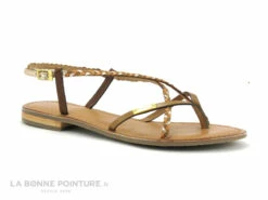 Tropeziennes MONATRES Miel Corail - Sandale Tong Femme