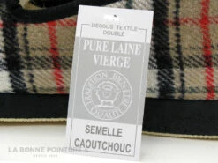 Semelflex CALOMUST Beige Ecossais - Charentaise Homme Interieur Laine -LA BONNE POINTURE Soldes cd24607c73b9e66c561f35ea11d5d5ef img 2282.jpg 162695