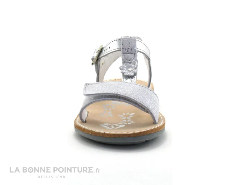 Minibel PAPEETE 1M132334G-190 Argent - Nu-pieds Fille 4 Minibel PAPEETE 1M132334G-190 Argent - Nu-pieds Fille – Image 2
