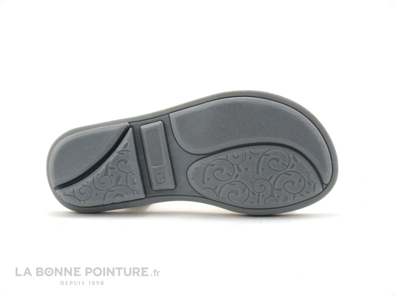 Minibel PAPEETE 1M132334G-190 Argent - Nu-pieds Fille 9 Minibel PAPEETE 1M132334G-190 Argent - Nu-pieds Fille – Image 7