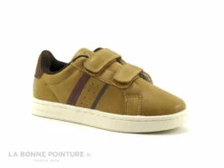 Kappa LOGO ALPHA 2V Yellow Tan - Dk Brown - Basket Velcro GARCON