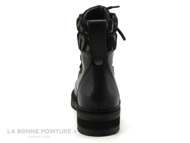 Hooper LORETA Noir - Bottine A Lacet Femme Cuir Noir 6 Hooper LORETA Noir - Bottine A Lacet Femme Cuir Noir – Image 4