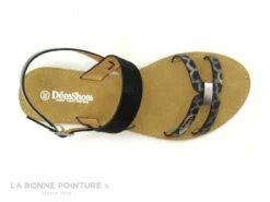 Dees Shoes MAELANE Noir Argent - Sandale Plate Femme 8 Dees Shoes MAELANE Noir Argent - Sandale Plate Femme -LA BONNE POINTURE Soldes cd24607c73b9e66c561f35ea11d5d5ef img 2430.jpg 149828