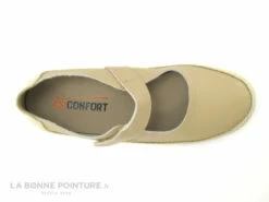 CM Confort 223 48252100 Beige - Ballerine Compensee - Bride Velcro -LA BONNE POINTURE Soldes cd24607c73b9e66c561f35ea11d5d5ef img 2441.jpg 149843