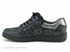 Morans KARTE Noir Argent - Basket Basse Femme En Cuir Avec Zip -LA BONNE POINTURE Soldes cd24607c73b9e66c561f35ea11d5d5ef img 2444.jpg 174514