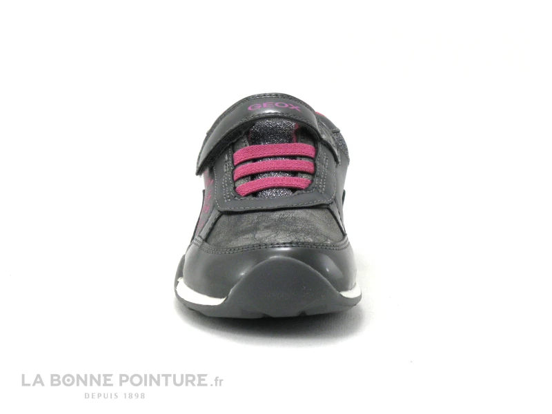 Geox JOCKER PLUS J04AUA Gris - Rose Fuchsia - Basket Fille 4 Geox JOCKER PLUS J04AUA Gris - Rose Fuchsia - Basket Fille – Image 2