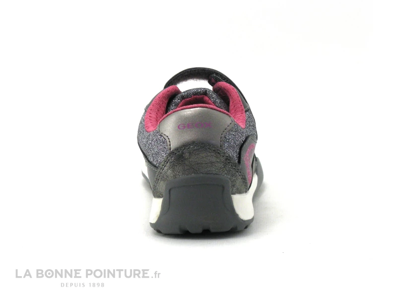 Geox JOCKER PLUS J04AUA Gris - Rose Fuchsia - Basket Fille 6 Geox JOCKER PLUS J04AUA Gris - Rose Fuchsia - Basket Fille – Image 4