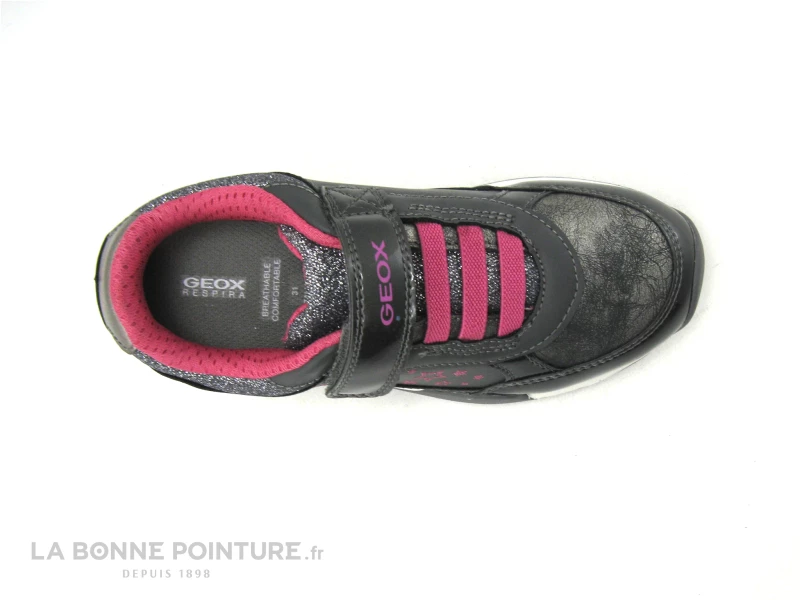 Geox JOCKER PLUS J04AUA Gris - Rose Fuchsia - Basket Fille 8 Geox JOCKER PLUS J04AUA Gris - Rose Fuchsia - Basket Fille – Image 6