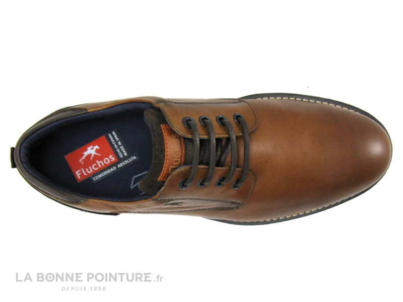 Fluchos F1340 Habana Camel - Chaussure Derbi Homme Marron 8 Fluchos F1340 Habana Camel - Chaussure Derbi Homme Marron – Image 6